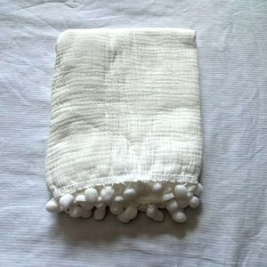 Baby Swaddle with Pompom